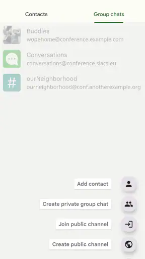 Conversations (Jabber / XMPP) screenshot