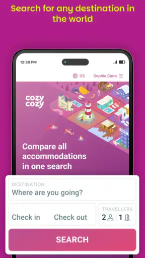 Cozycozy: All accommodations screenshot