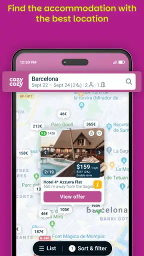 Cozycozy: All accommodations screenshot