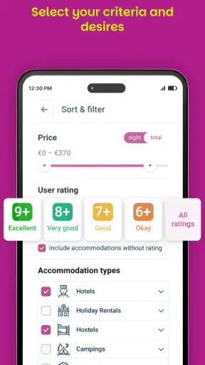 Cozycozy: All accommodations screenshot