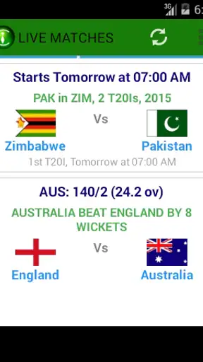 CricInstant Cricket Scores screenshot