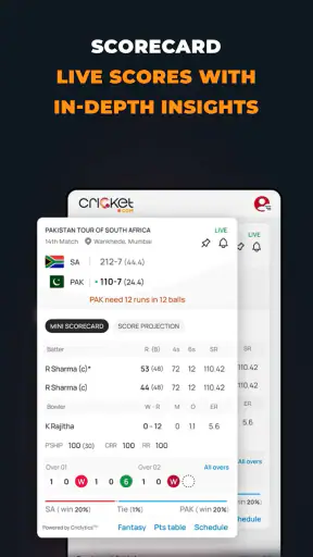 Cricket.com - Live Cricket screenshot