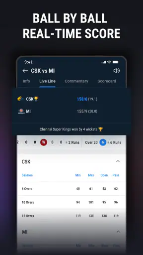 CricLive :Live Score Live line screenshot