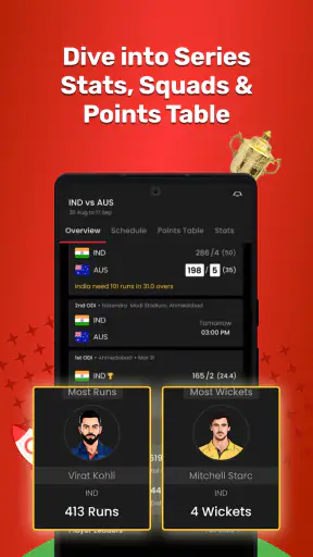 CricRocket : Cricket Live Line screenshot