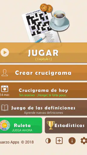 Crosswords Spanish crucigramas screenshot