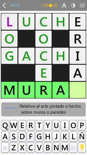 Crosswords Spanish crucigramas screenshot