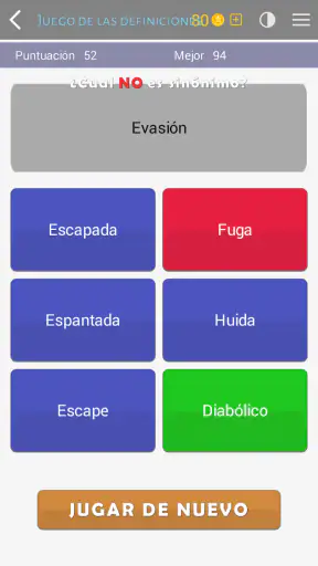 Crosswords Spanish crucigramas screenshot
