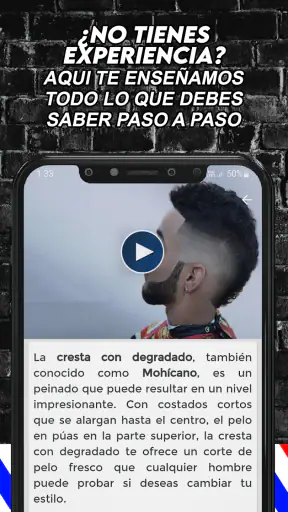 Curso de Barberia y Peluquería screenshot