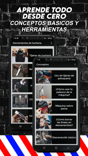 Curso de Barberia y Peluquería screenshot