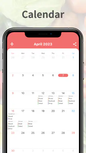 Daily Meal Planner screenshot