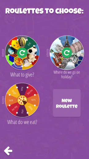 Decision Roulette screenshot