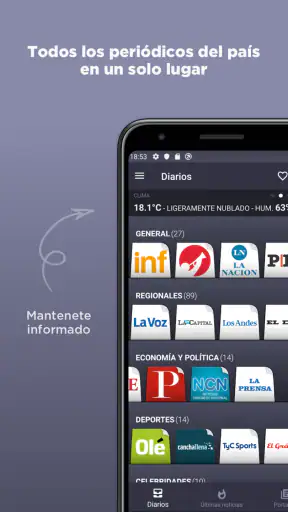 Diarios Argentinos screenshot
