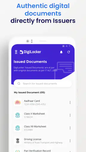 DigiLocker screenshot