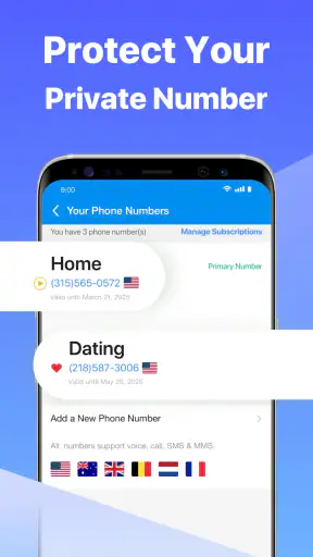 Dingtone : رقم أمريكي screenshot