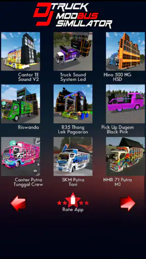 DJ Truck Mod Bus Simulator screenshot