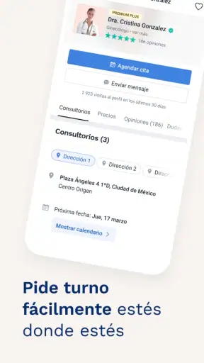 Doctoralia: pedí turnos online screenshot