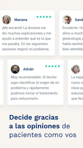 Doctoralia: pedí turnos online screenshot