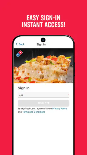 Domino's Pakistan screenshot
