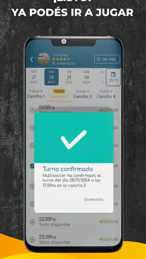 Donde Juego Reserva de canchas screenshot