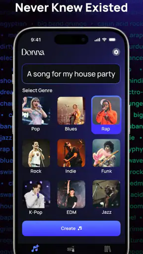 Donna AI Song & Music Maker screenshot