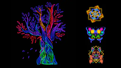 Doodle Master - Glow Art screenshot
