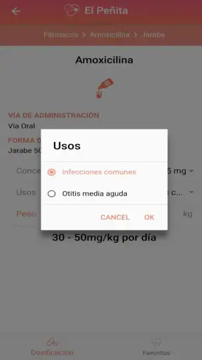 Dosis Pediátricas - El Peñita screenshot