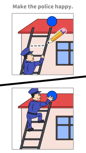 Draw Happy Police - Draw Games screenshot