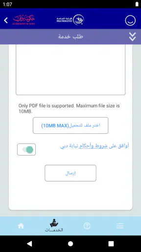 Dubai Public Prosecution screenshot