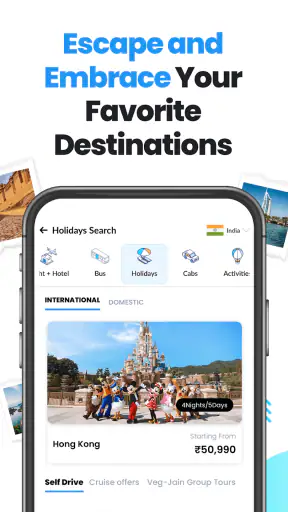 EaseMyTrip Flight, Hotel, Bus screenshot