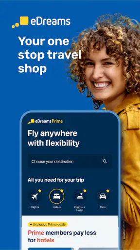 eDreams: Flights, Hotels, Cars screenshot