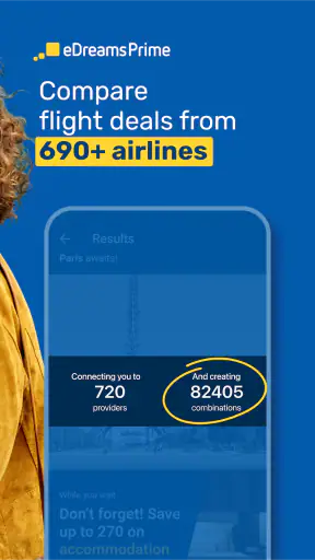 eDreams: Flights, Hotels, Cars screenshot