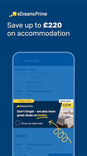 eDreams: Flights, Hotels, Cars screenshot