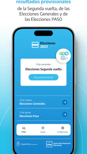 Elecciones Argentina 2023 screenshot