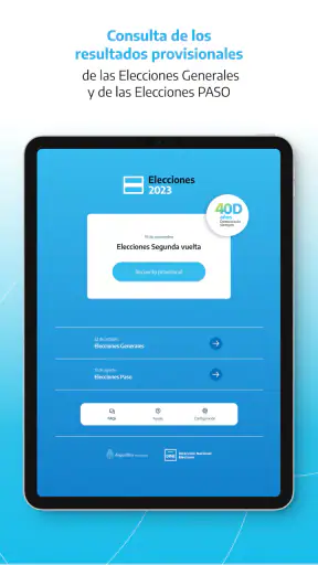 Elecciones Argentina 2023 screenshot