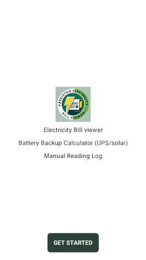Electricity Bill Viewer App screenshot