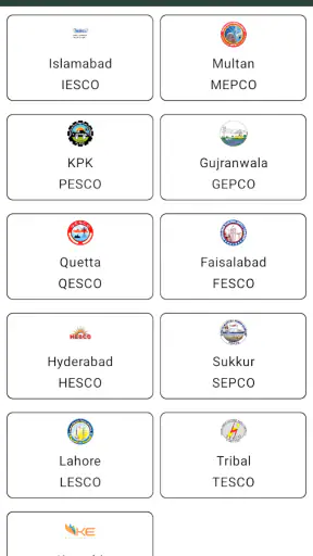 Electricity Bill Viewer App screenshot