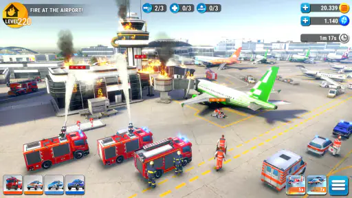 EMERGENCY HQ لعبة رجال الإطفاء screenshot
