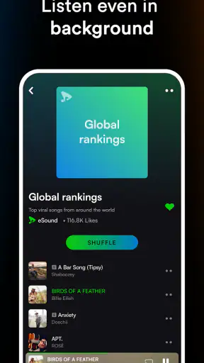 eSound Music - موسيقى بلا حدود screenshot