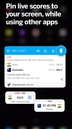 ESPNcricinfo - Live Cricket screenshot