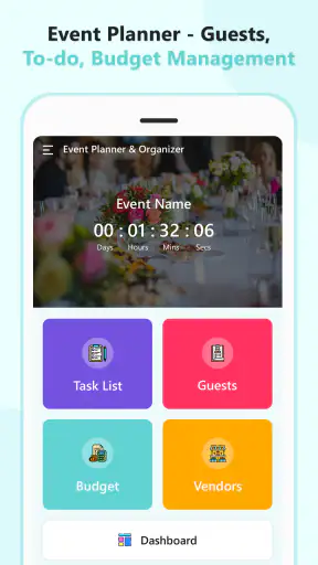 Event Planner - Guests, Todo screenshot