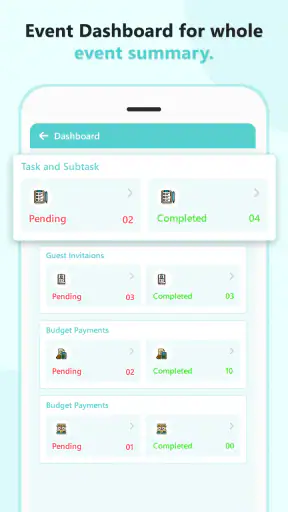 Event Planner - Guests, Todo screenshot