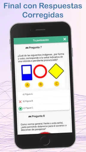 Examen teórico Argentina 2025 screenshot