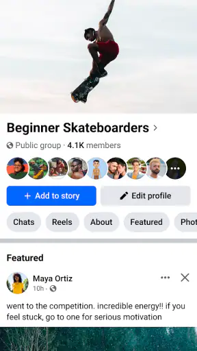 Facebook screenshot
