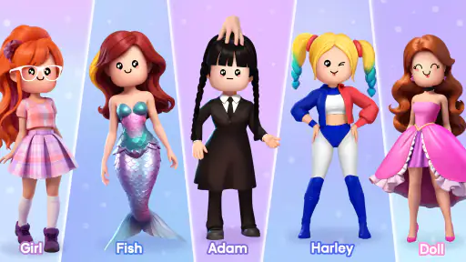 Fashion Doll Dress Up Show screenshot