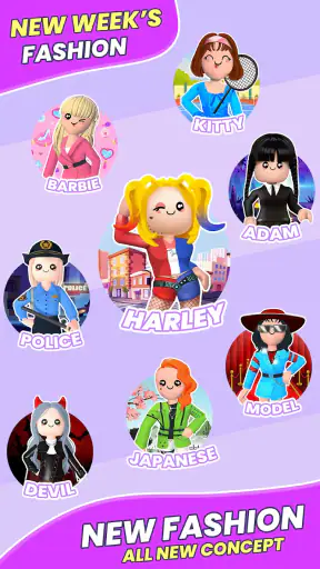 Fashion Doll Dress Up Show screenshot