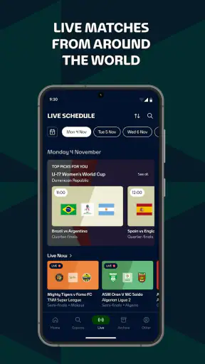 FIFA+ | Football streaming app screenshot