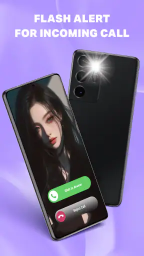 Flashlight Alert on Call & SMS screenshot