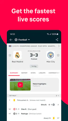 Flashscore: Live Scores & News screenshot