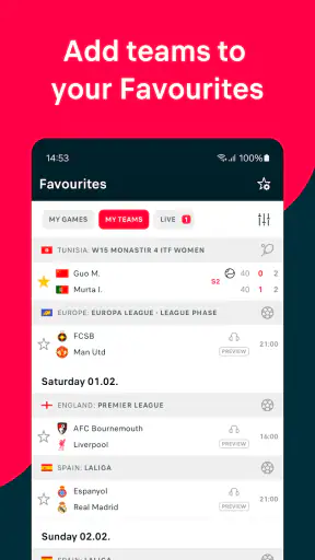 Flashscore: Live Scores & News screenshot