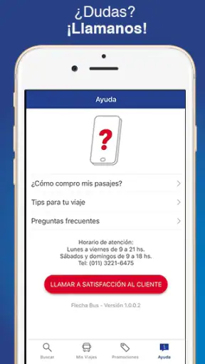Flechabus screenshot